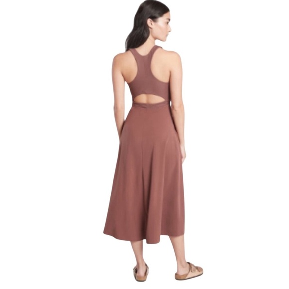 Athleta - Winona Midi Support Dress in Hearth Rose Sz XL - Picture 3 of 9